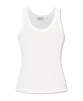 Топ с круглым вырезом Anine Bing, белый