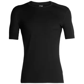 Топ с круглым вырезом и короткими рукавами Icebreaker 200 Oasis, черный