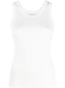 Топ с круглым вырезом LouLou de Saison, белый