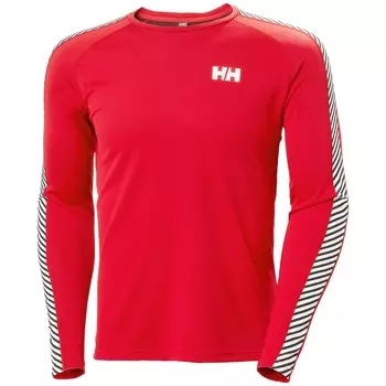Топ Helly Hansen Lifa Active с круглым вырезом в полоску, красный