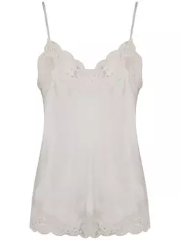 Топ с кружевной отделкой Gold Hawk, белый