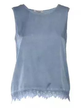 Топ с кружевом Kangra, синий
