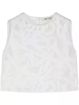 Топ с кружевом Ports 1961, белый