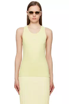 Топ с лисёнком Maison Kitsun, желтый