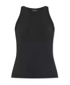 Топ с логотипом Birgitte Herskind, черный