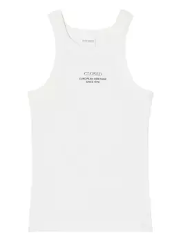Топ с логотипом Closed, белый