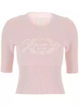 Топ с логотипом Givenchy, розовый