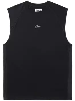 Топ с логотипом izzue, черный