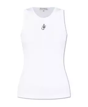 Топ с логотипом Jw Anderson, белый