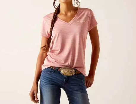 Топ с логотипом Laguna в цвете Dusty Rose ARIAT