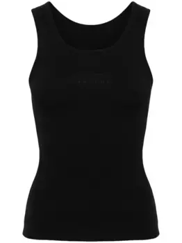 Топ с логотипом MM6 Maison Margiela, черный