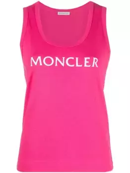Топ с логотипом MONCLER, розовый