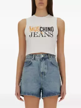Топ с логотипом MOSCHINO JEANS, нейтральный