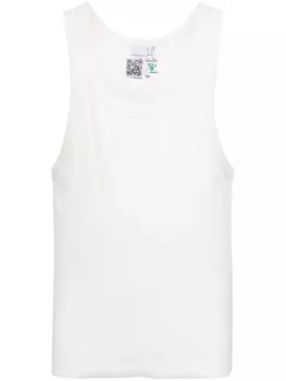 Топ с логотипом Natasha Zinko, белый