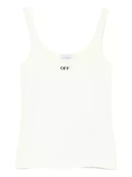 Топ с логотипом OFF-WHITE, нейтральный