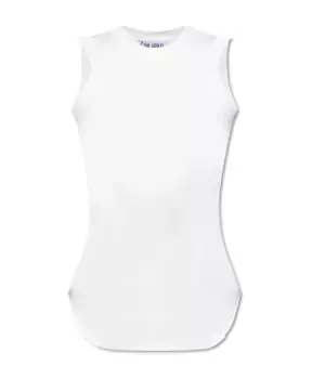 Топ с логотипом The Attico, белый