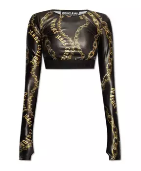 Топ с логотипом Versace Jeans Couture, мультиколор