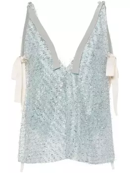 Топ с люрексом Alysi, синий