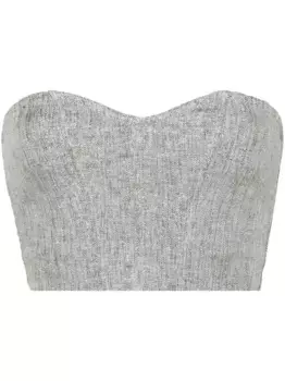 Топ с люрексом Forte Forte, синий