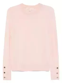 Топ с металлическим декором MICHAEL KORS, розовый