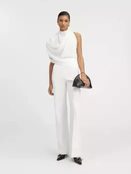 Топ с мягкой подкладкой на плечах Ле Пабло Jacquemus, белый