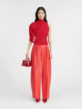 Топ с мягкой подкладкой на плечах Ле Пабло Jacquemus, красный