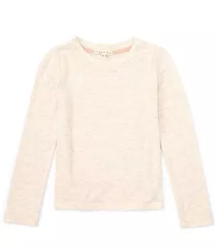 Топ с начесом и длинными рукавами Copper Key для больших девочек 7–16 лет, бежевый