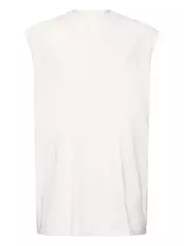 Топ с необработанными краями Rick Owens DRKSHDW, белый