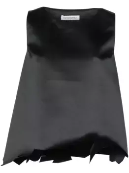 Топ с необработанными краями Viktor & Rolf, черный