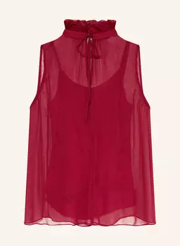 Топ с оборками Mrs & Hugs, красный