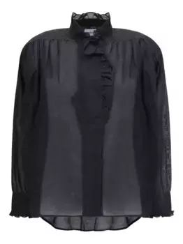 Топ с оборками Pamias MARANT TOILE, черный