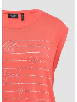 Топ s.Oliver BLACK LABEL, красный