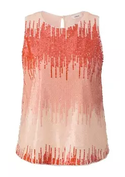 Топ s.Oliver BLACK LABEL Top, цвет Pink/Rose