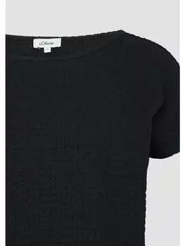 Топ s.Oliver, черный