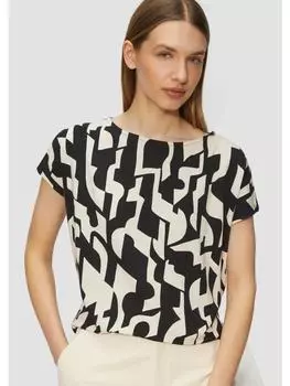 Топ s.Oliver, цвет schwarz-creme