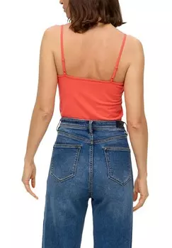 Топ s.Oliver, оранжевый