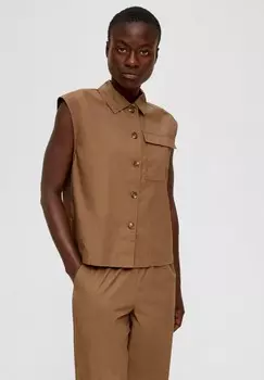 Топ s.Oliver, светло-коричневый