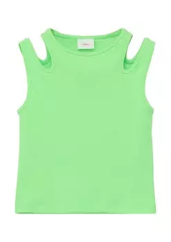 Топ s.Oliver Top, неоновый зеленый