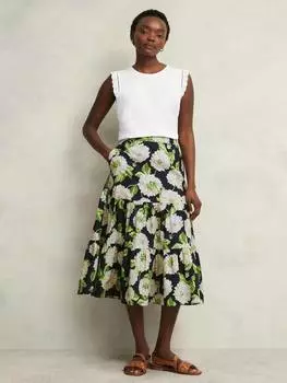 Топ с отделкой leia broderie anglaise Hobbs, белый