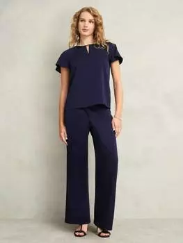 Топ с отделкой lulu sparkle Hobbs, цвет Midnight