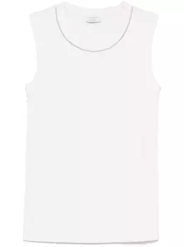 Топ с отделкой Punto Luce Peserico, нейтральный