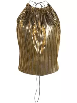 Топ с открытой спиной Atu Body Couture, золотой