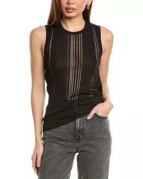 Топ с открытой спиной Helmut Lang, черный