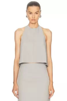 Топ с открытой спиной и бретелькой на бретельках WARDROBE.NYC, цвет Cement