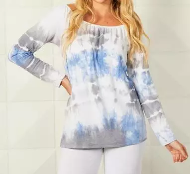 Топ с открытыми плечами Dip Dye In Ice french kyss