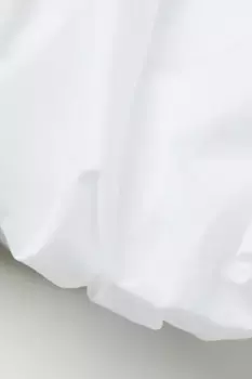 Топ с открытыми плечами H&M, белый