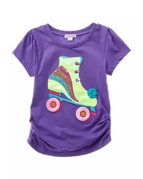 Топ с пайетками Flapdoodles, фиолетовый