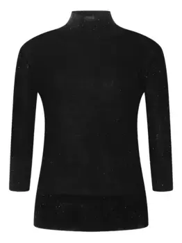 Топ с пайетками Genny, черный