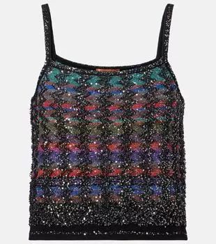 Топ с пайетками Missoni, SM9T0