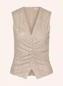 Топ с пайетками Riani, бежевый